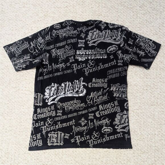 Ecko Unltd. Mens 3XL All Over Print Tee T-shirt Y2K Streetwear 90s - Picture 2 of 3